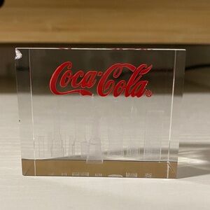 Coca-Cola Red Logo Acrylic Block